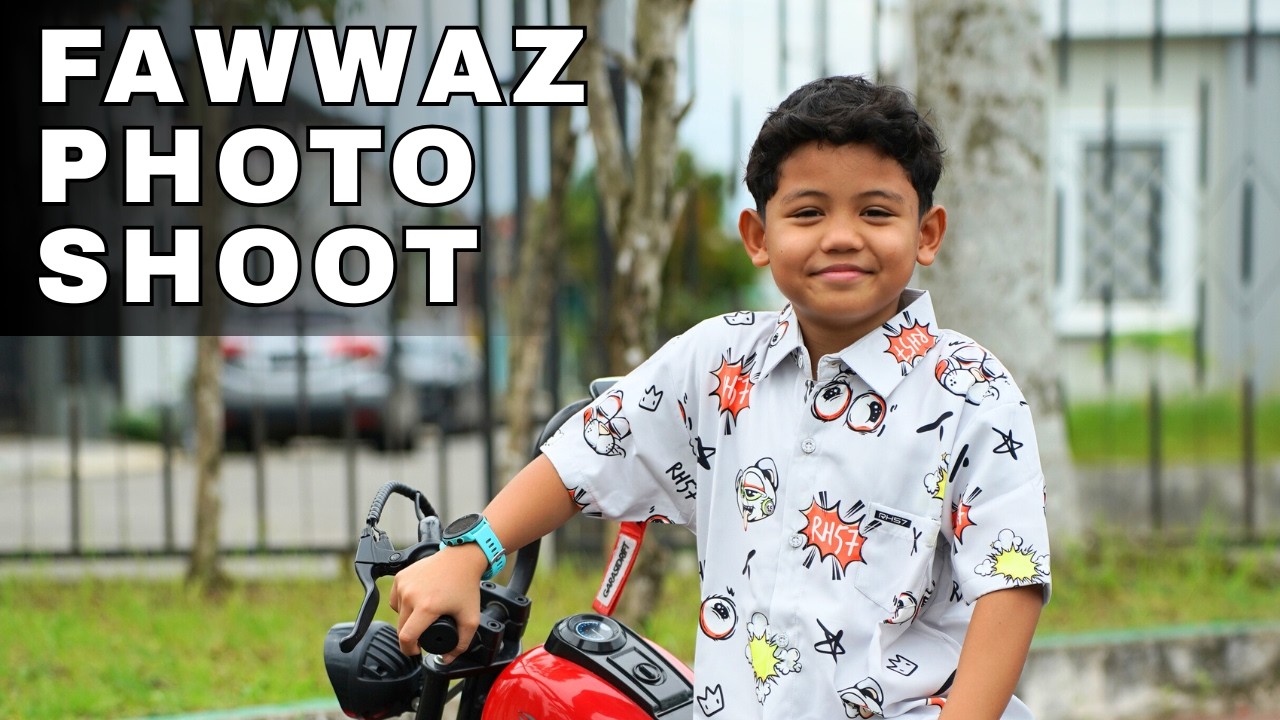 Fawwaz photo shoot baju RH57 🤪 - FAWWAZ VLOG