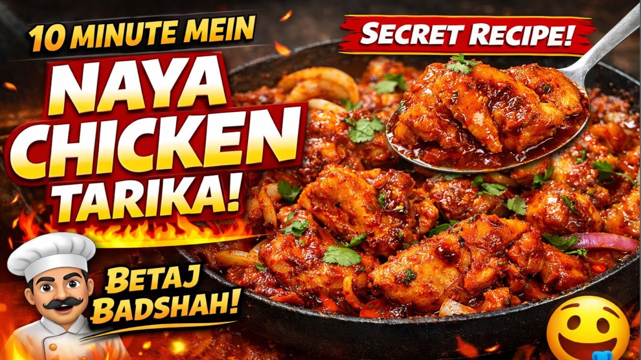 Chicken Banane Ka Naya Tarika 😱 | Aisa Taste Pehle Kabhi Nahi Khaya! 