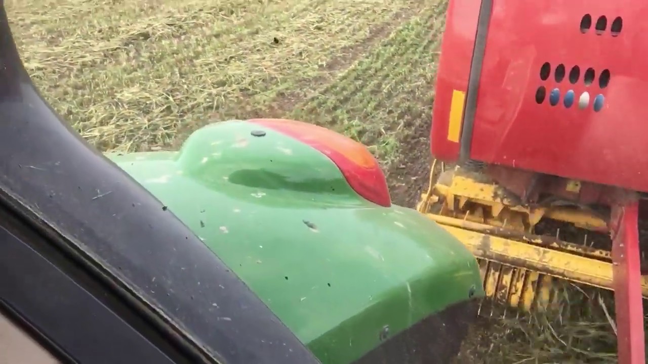 Round Baling The Sorghum!!!