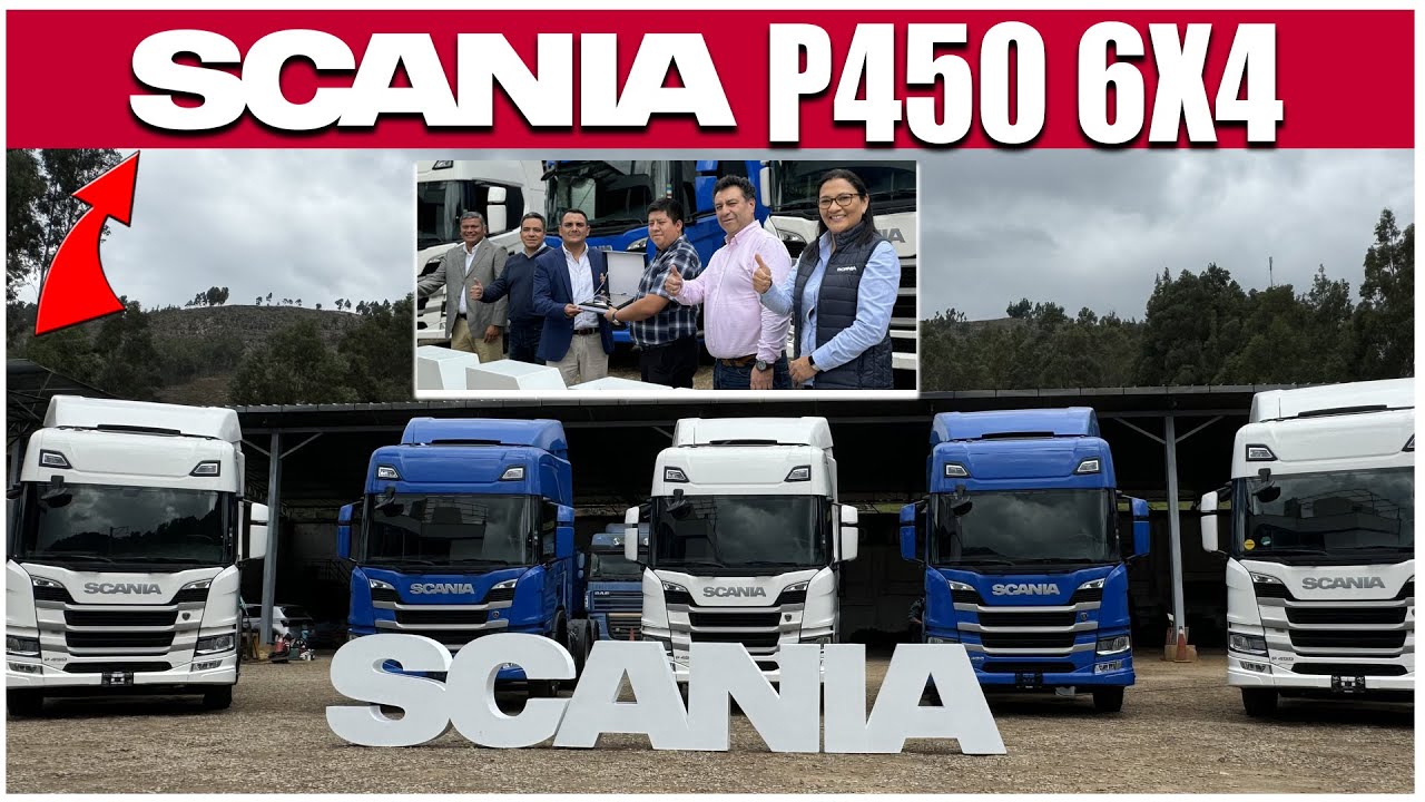 Scania entrega 5 camiones P450 A 6x4NA a 'Transportes M. Catalán' | Desde Cajamarca