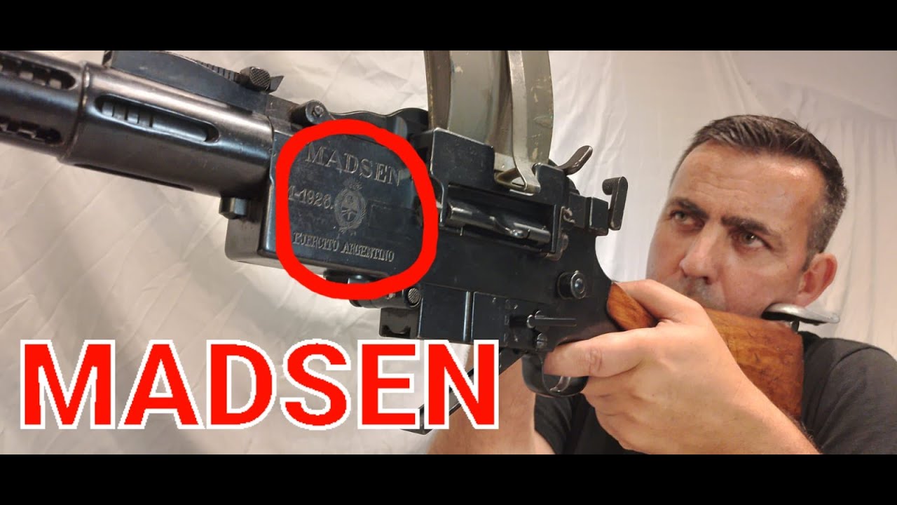 Madsen 1926, Desarme unico en youtube; LMG o fusil ametrallador?