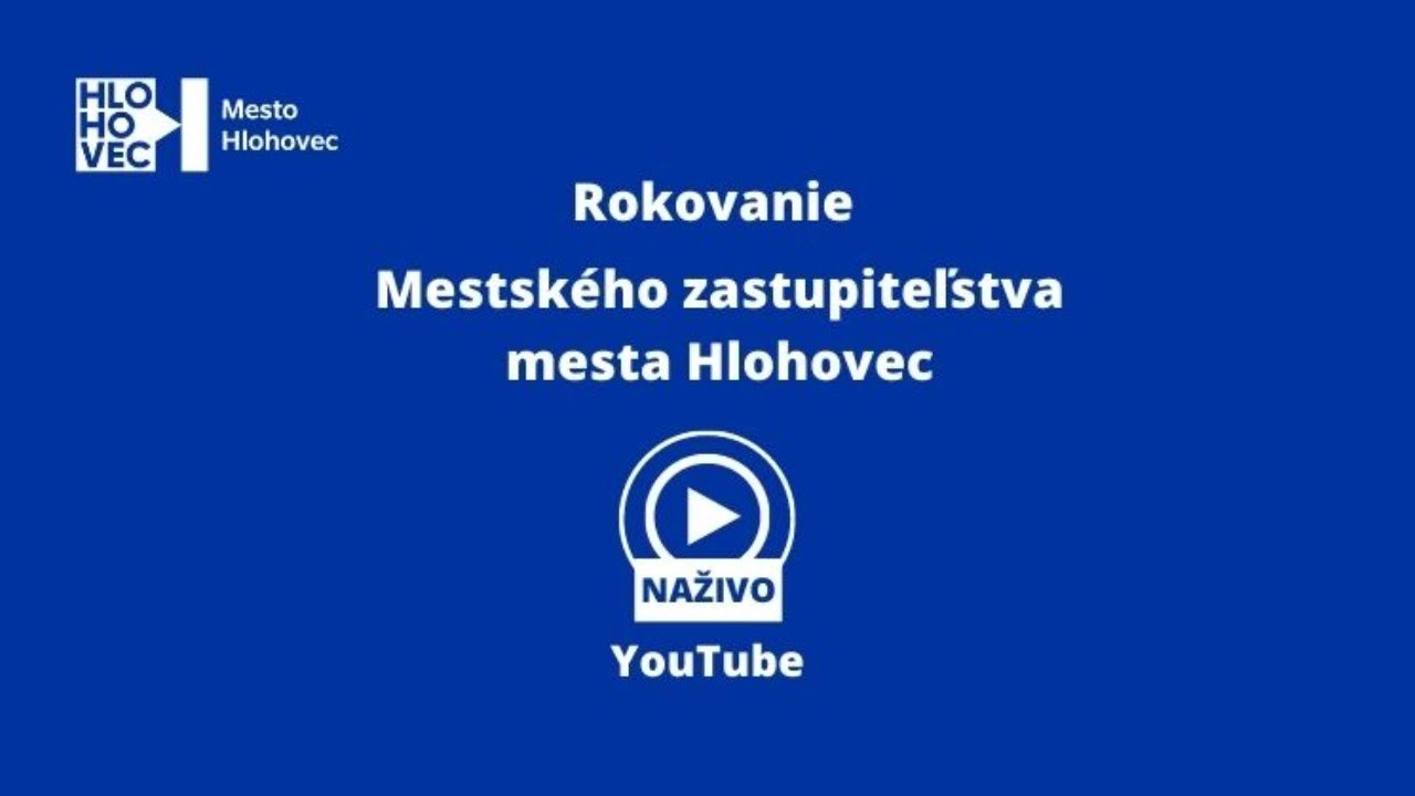 Mestské zastupiteľstvo mesta Hlohovec 25. 04. 2024 - 1. časť