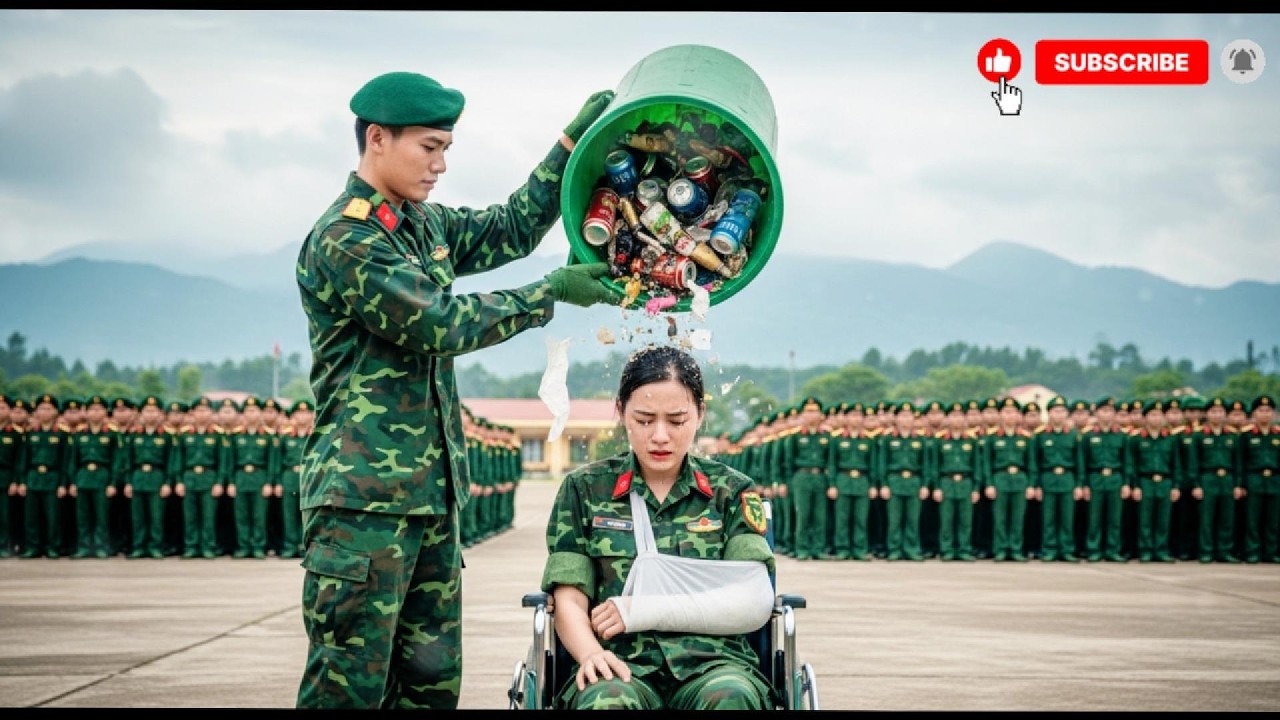Cấp trên bắt nữ tân binh khuyết tật ăn rác, không biết cô là con gái hai tướng đứng đầu quân đội