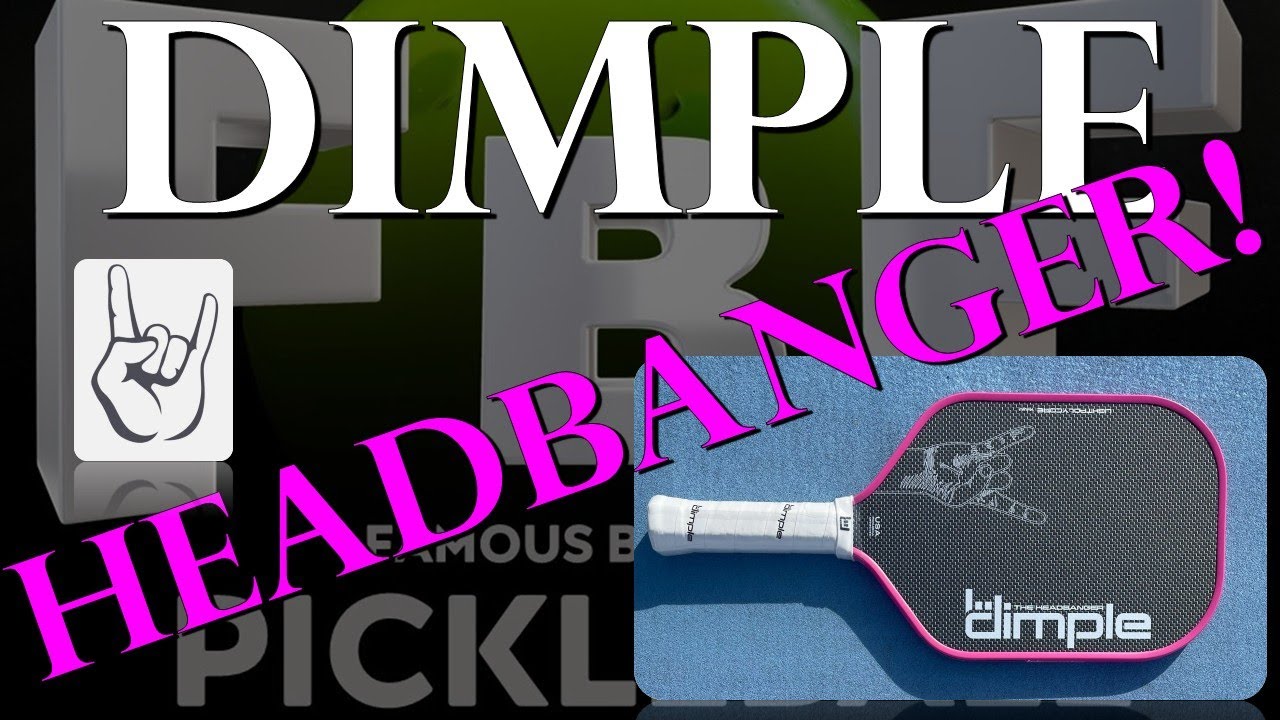 Обзор ракетки для пиклбола Dimple Headbanger