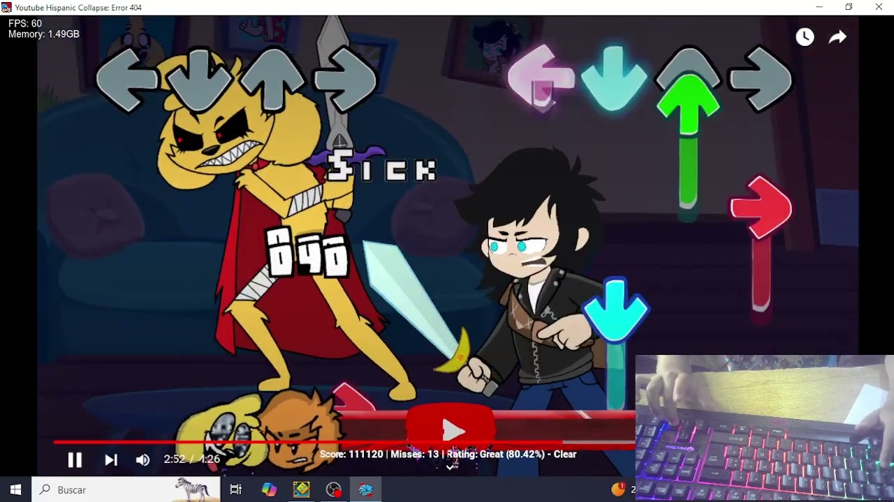 MIKECRACK / YTHC Error 404 FNF Glitch