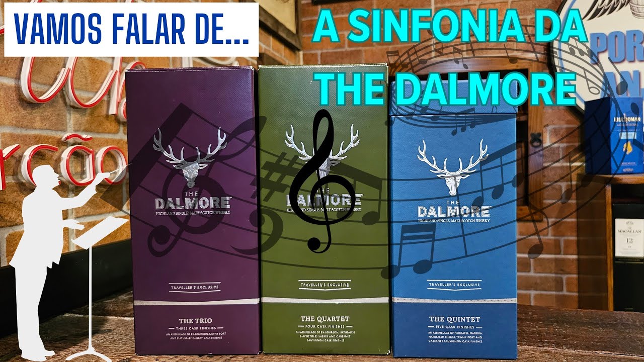 Whisky Review: A SINFONIA da The DALMORE: The Trio, The Quartet e The Quintet.