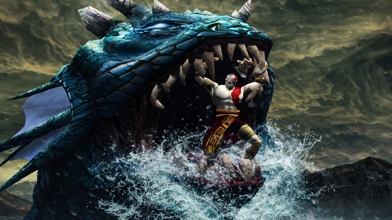 GOD OF WAR 1 - O Início Nostálgico RETEXTURIZADO EM 4K