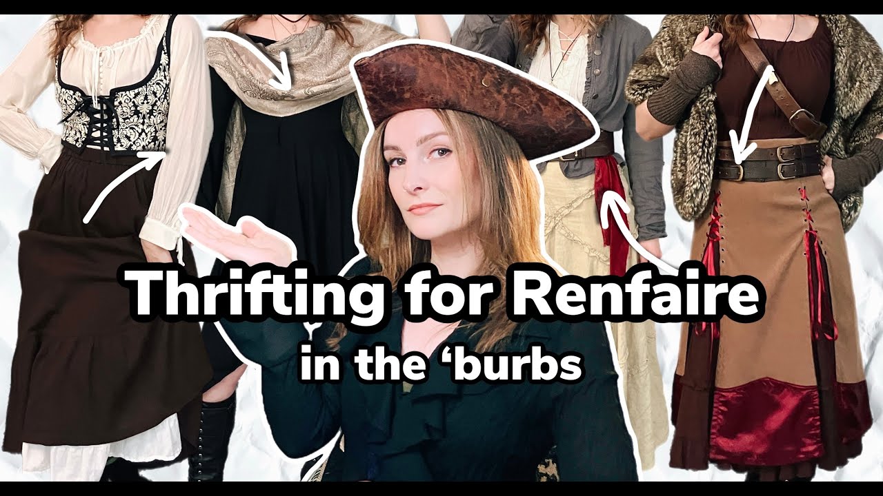 Thrifting for Ren Faire in the suburbs ⚔️ (ft. my chaotic husband)