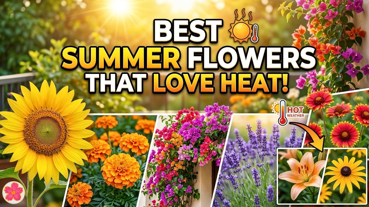 30 летнецветущих растений, которые хорошо переносят жару | Лучшие цветы для жаркой погоды