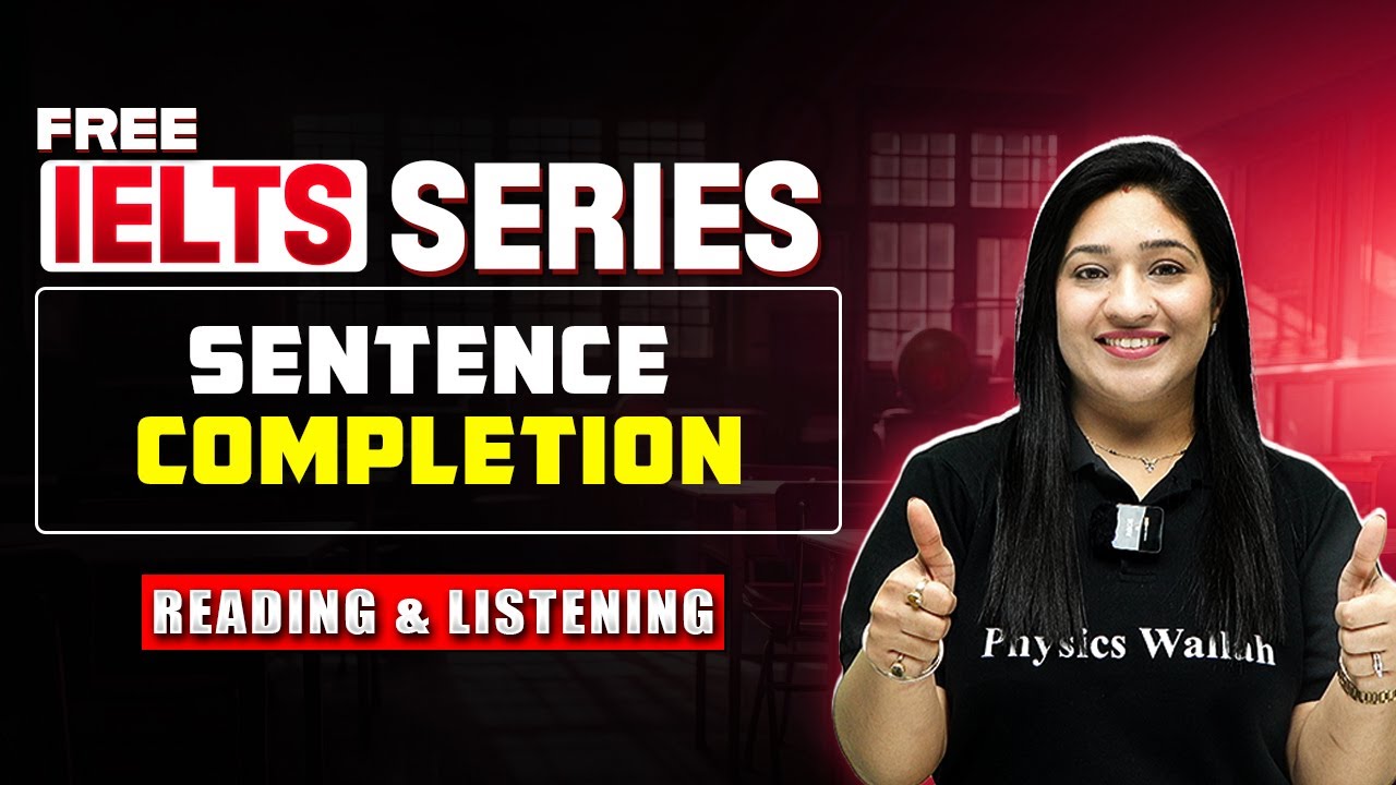 Sentence Completion - Prediction & Live Exercise Solving (L) | IELTS Reading | Free IELTS Series