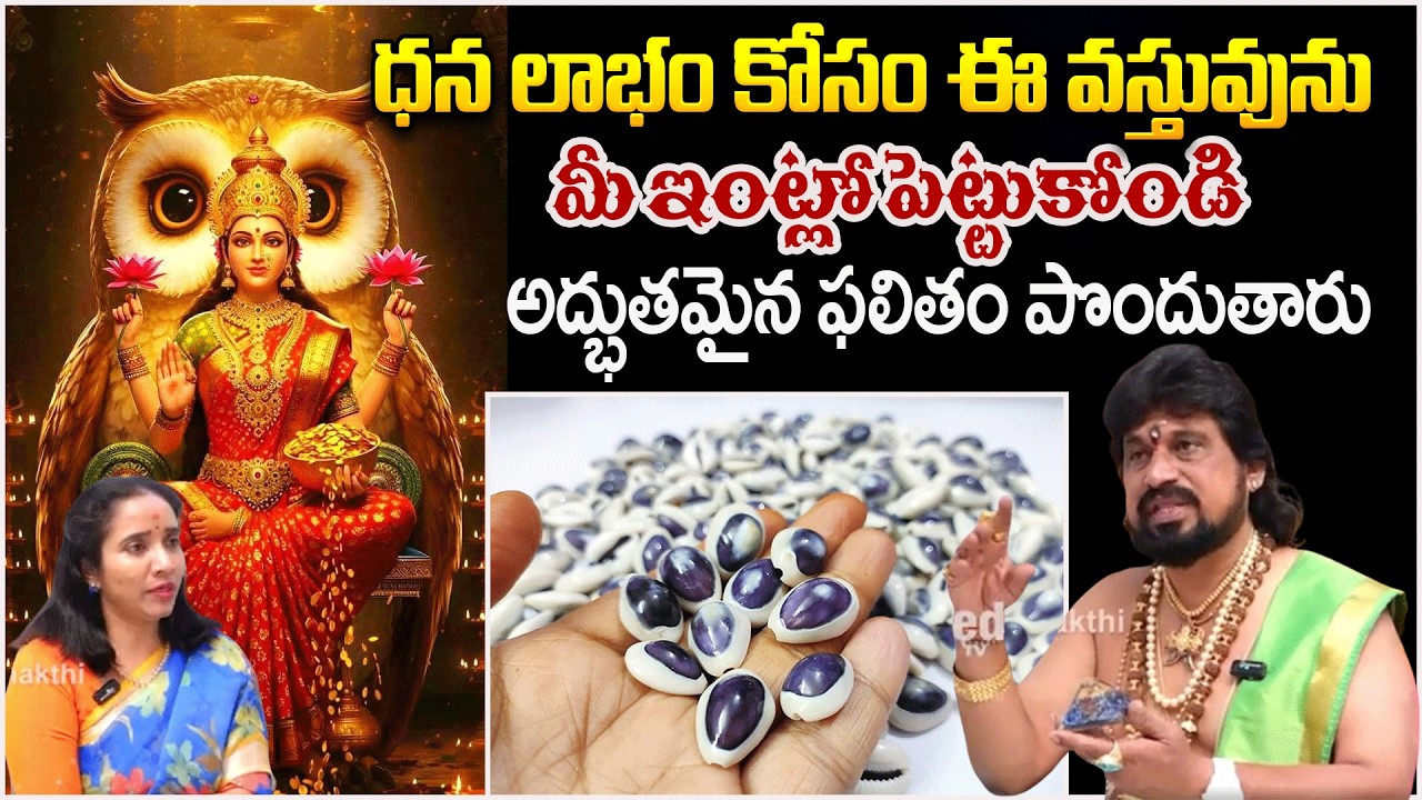 ధన లాభం కోసం ఈ వస్తువును మీ ఇంట్లో పెట్టుకోండి | PositiveEnergy, | #redtvbhakthi