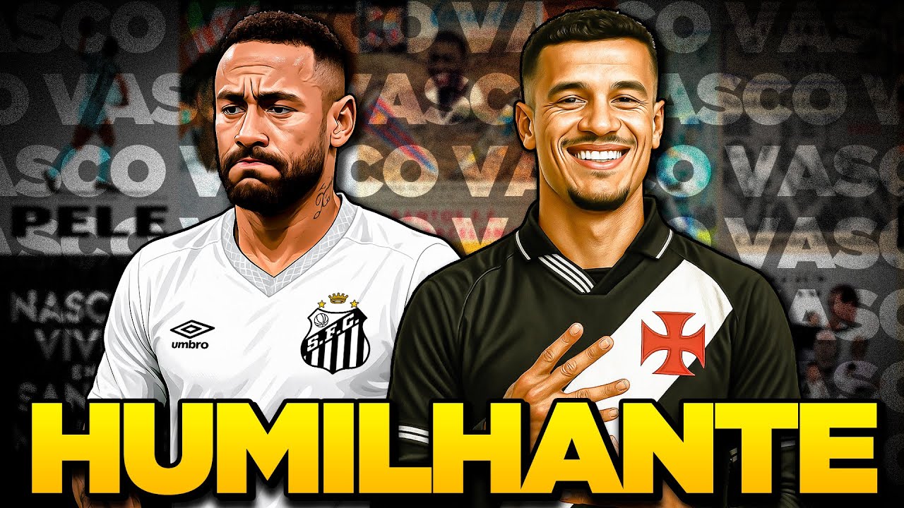 Santos HUMILHADO / TRATORADO / DESTRUÍDO pelo VASCO - 6x0 fora o baile