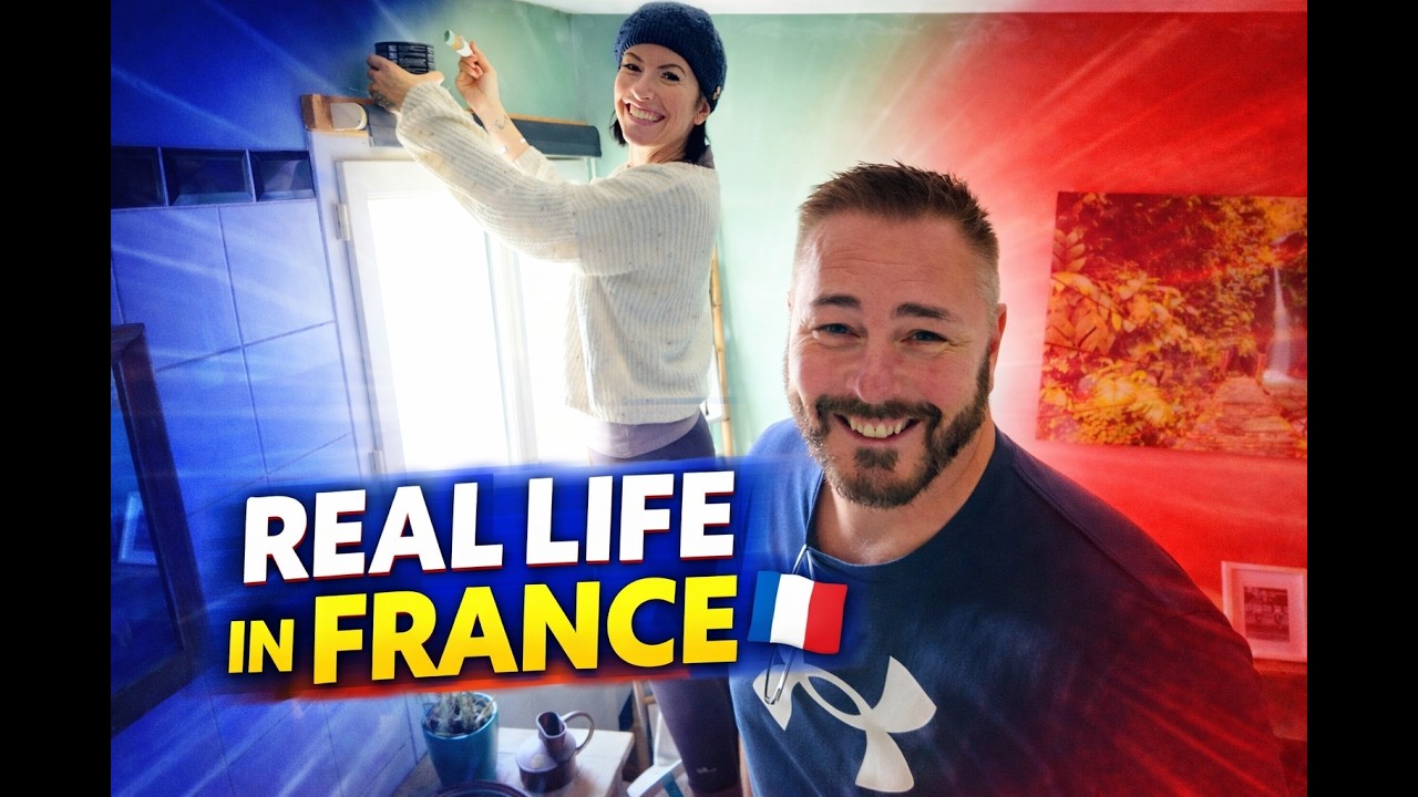 Living in France 🇫🇷 Bathroom Reno Continues | DIY, French Supermarkets & Family Life in Rural Franc