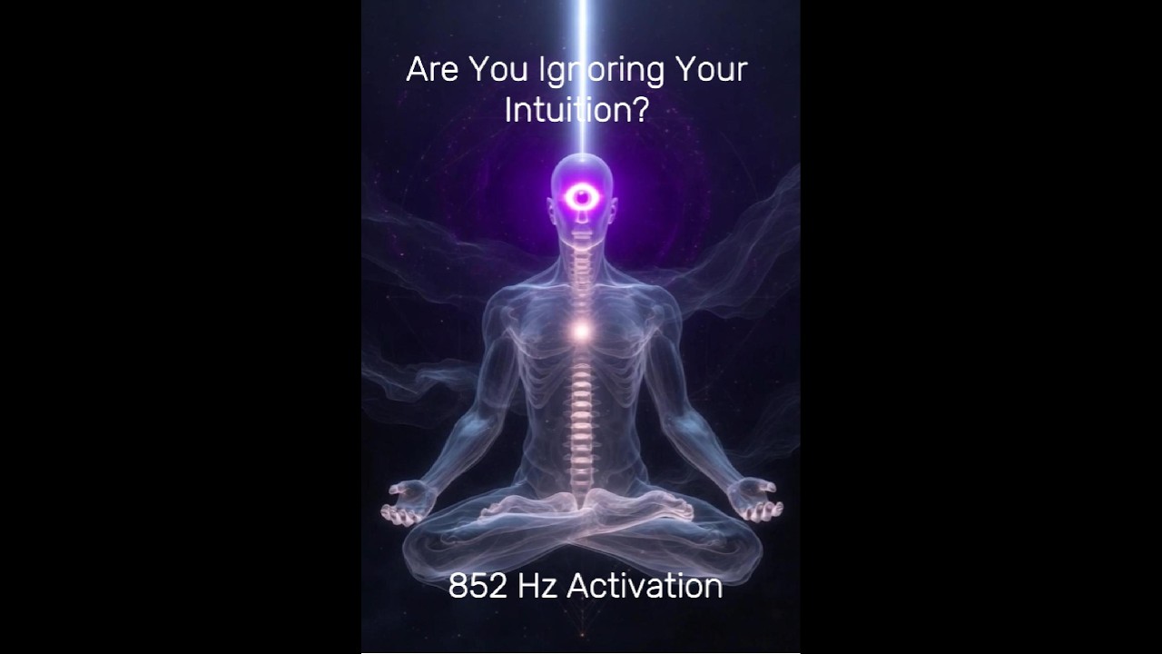 852 Hz • Third Eye Chakra 💜 Stop Doubting Yourself (21 Days)