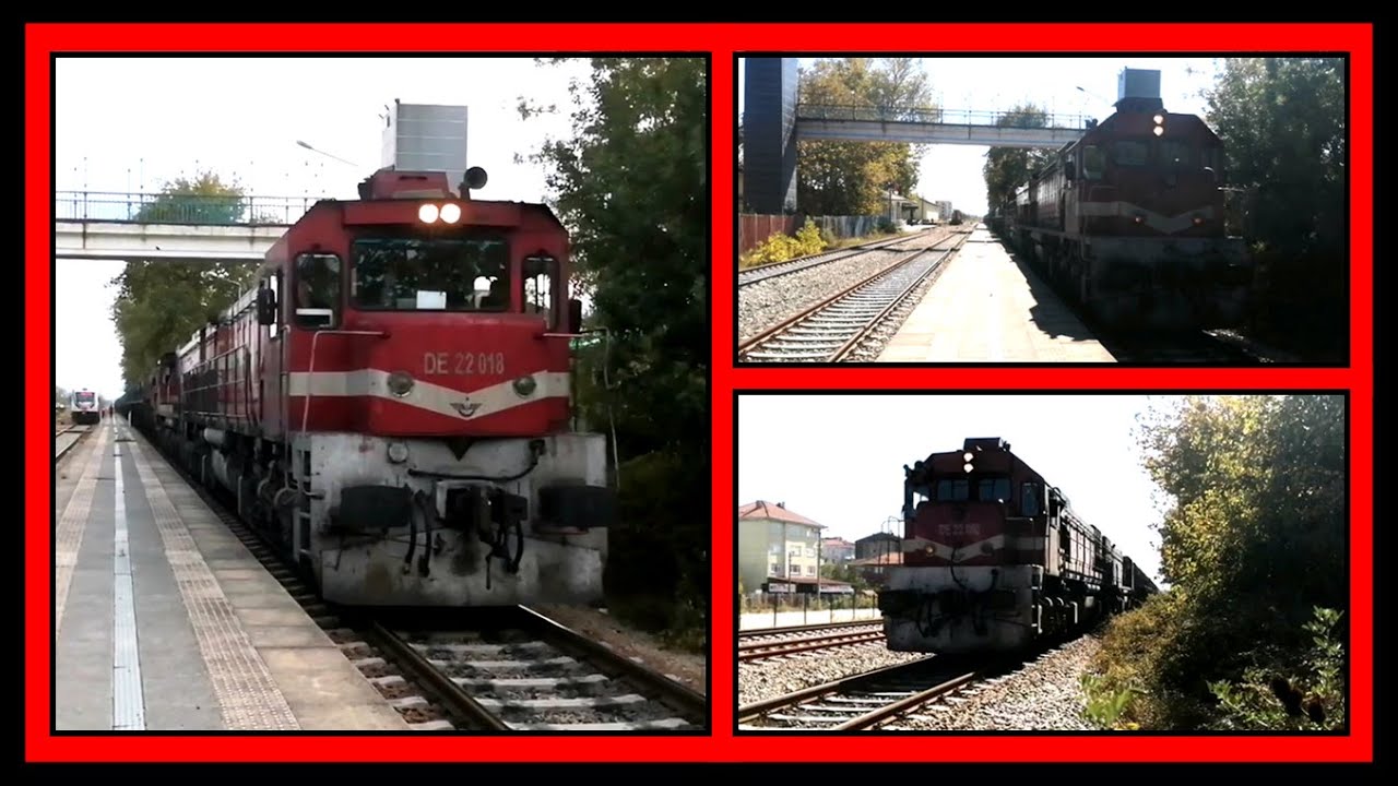 DE22000'lik Derlemesi. Saltukova İstasyonu, &Ccedil;aycuma / GM/EMD-G26CW-2-USA Loco Compilation.