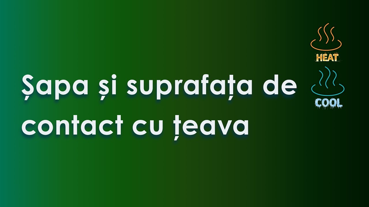 Șapa și suprafața de contact cu țeava