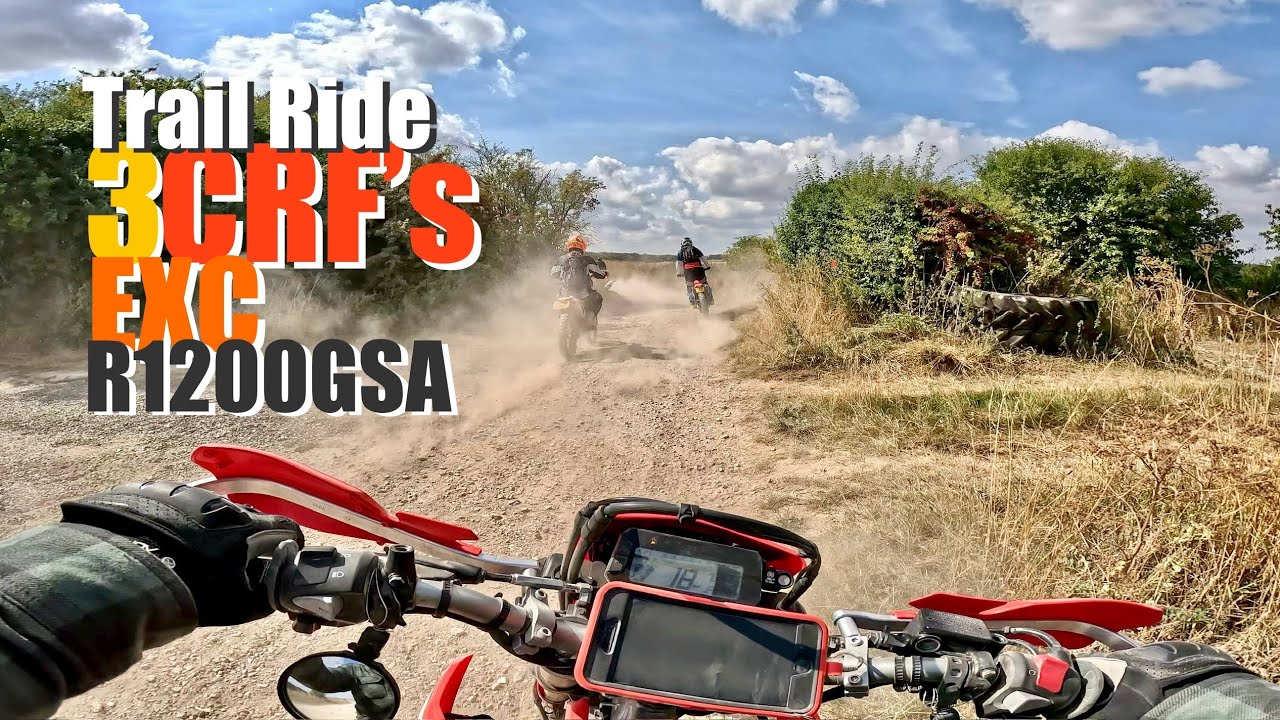 Dusty UK Trail Ride - CRF300L - CRF450L - EXC 350 - R1200GSA Rallye