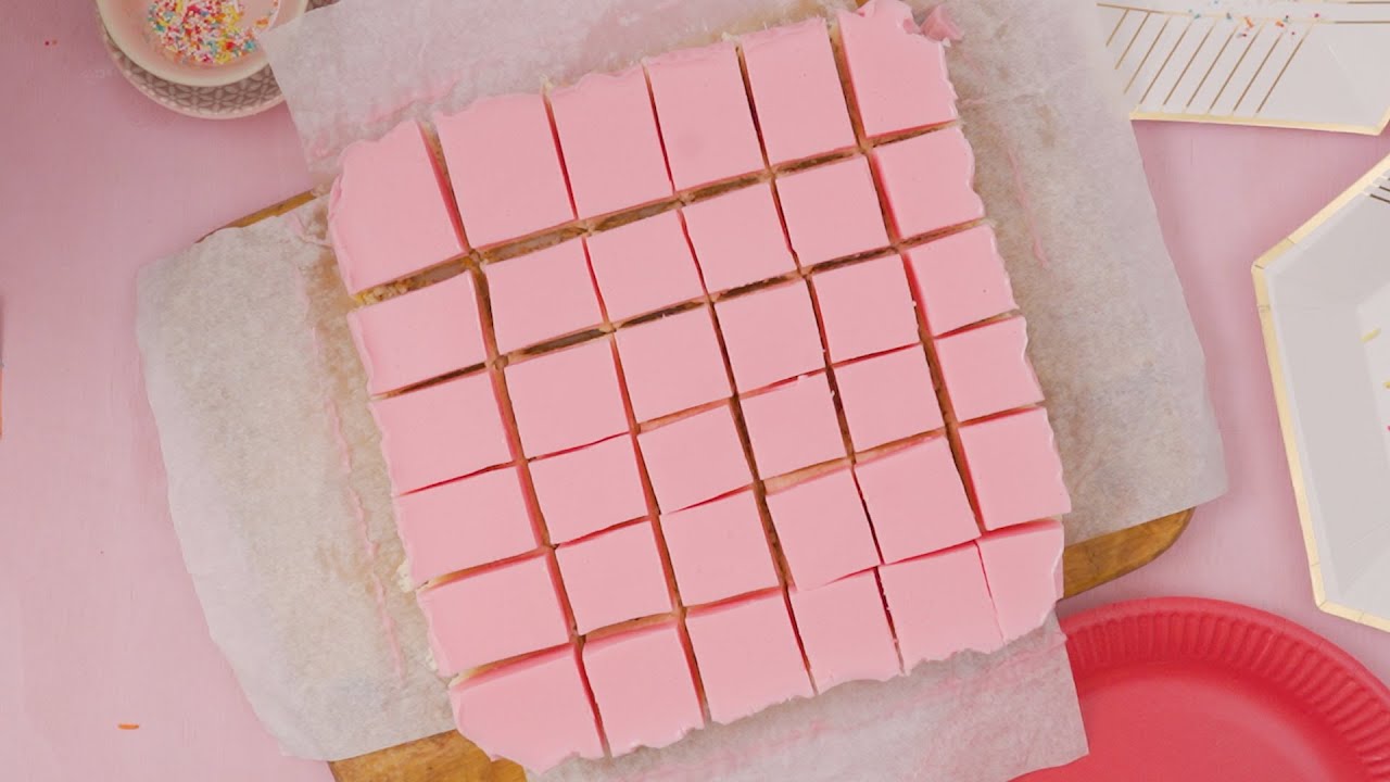 Coconut Ice Marshmallow Bars
