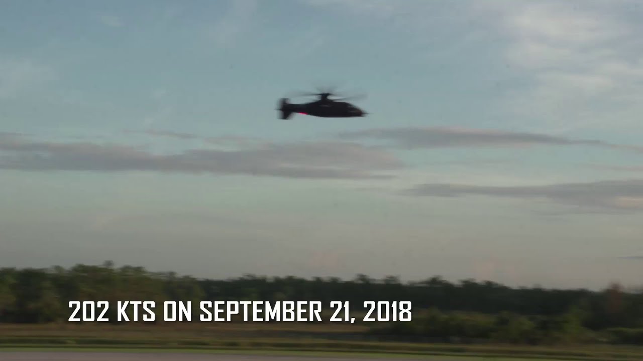 Sikorsky Raider Helicopter Hits 200 Knots