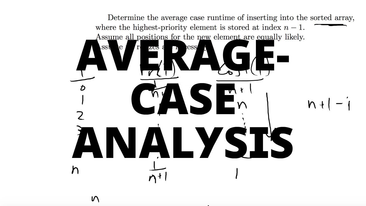 Average-Case Analysis | Data Structures