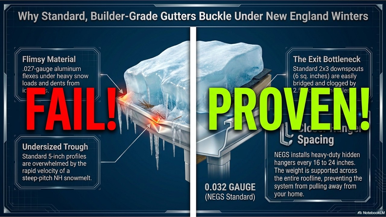 Conquering 60+ Inches: The New Hampshire Homeowner's Guide to Winter-Proof Gutters