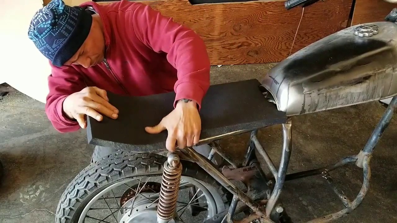 Working on a motorcycle seat foam - how to shape seat foam