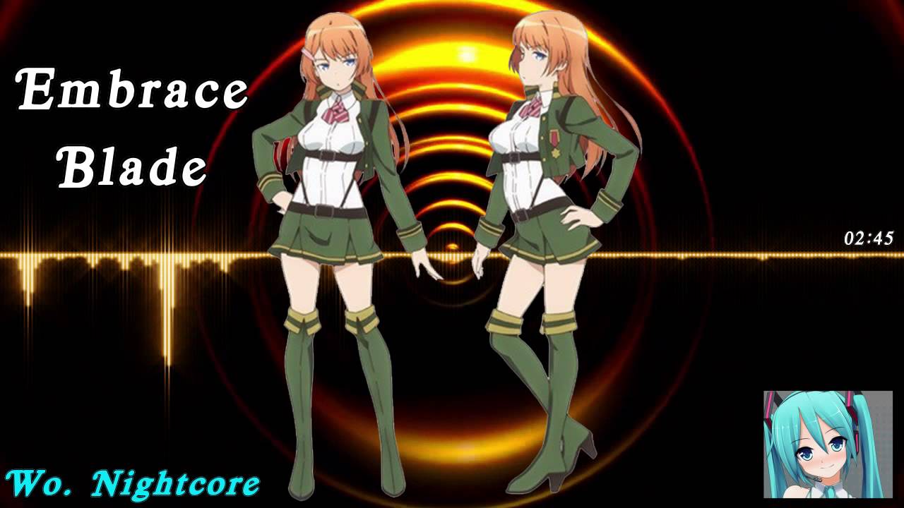 Nightcore - Embrace Blade (Taimadou Gakuen 35 Shiken Shouta OP/Opening)