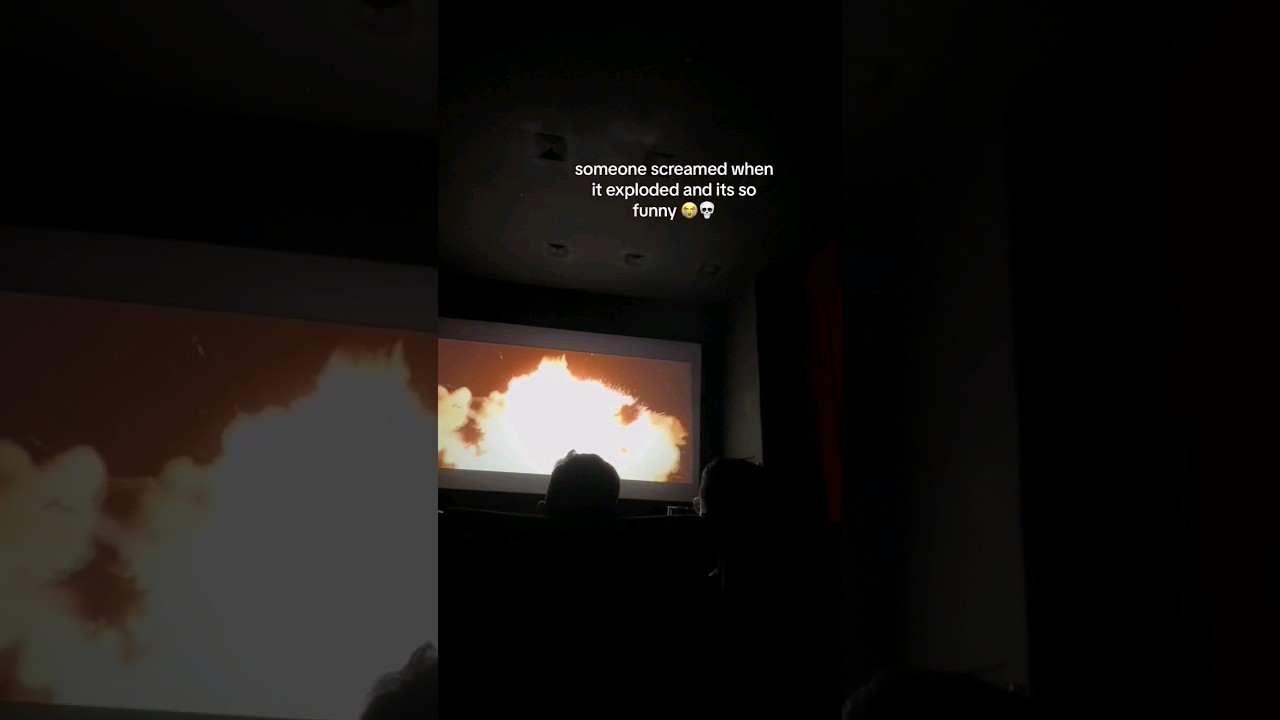 Screaming at Oppenheimer Explosion in Cinema 💣💥😱