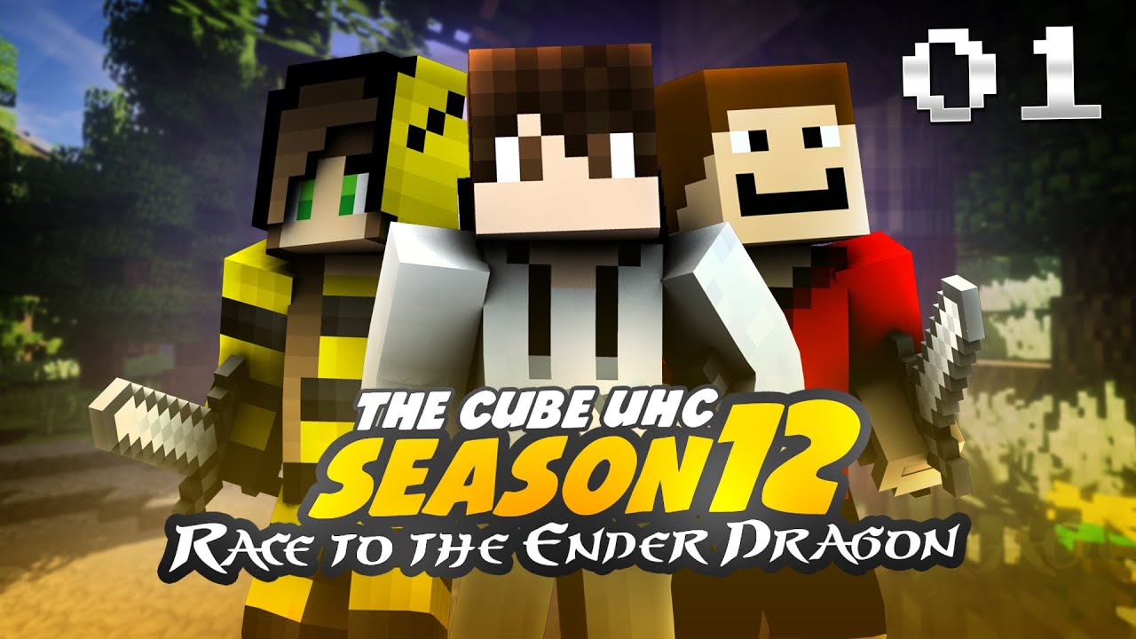 Minecraft Cube UHC S12: E1 - Ender Dragon Rush!