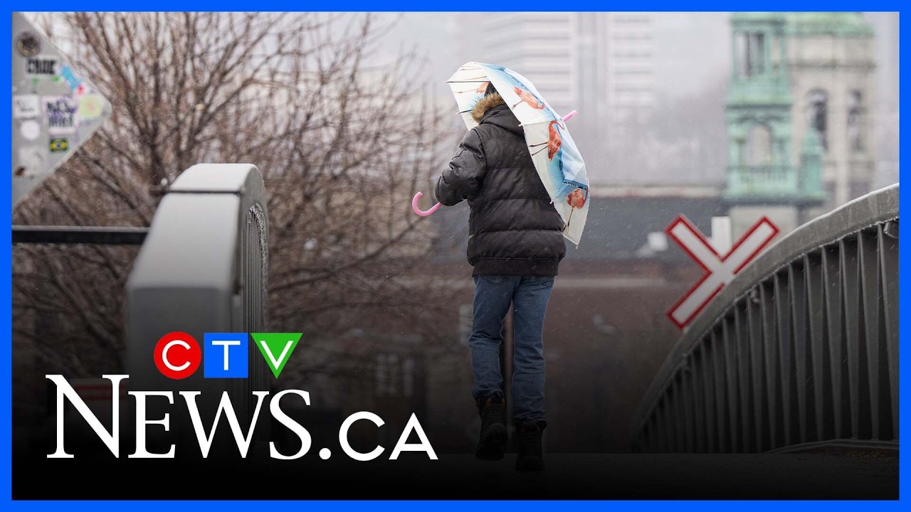 Freezing rain disrupts schools, power — and flights