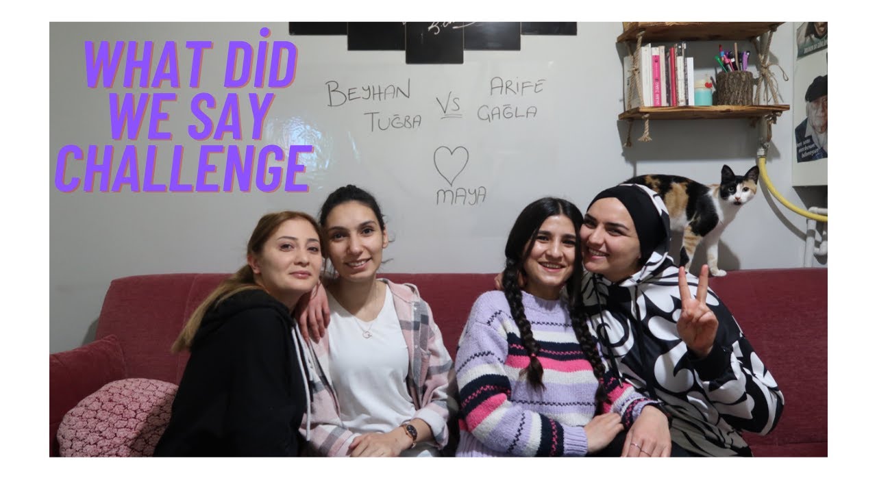 AĞIZ BANTLI KELİME ANLATMA CHALLENGE | WHAT DID WE SAY CHALLENGE