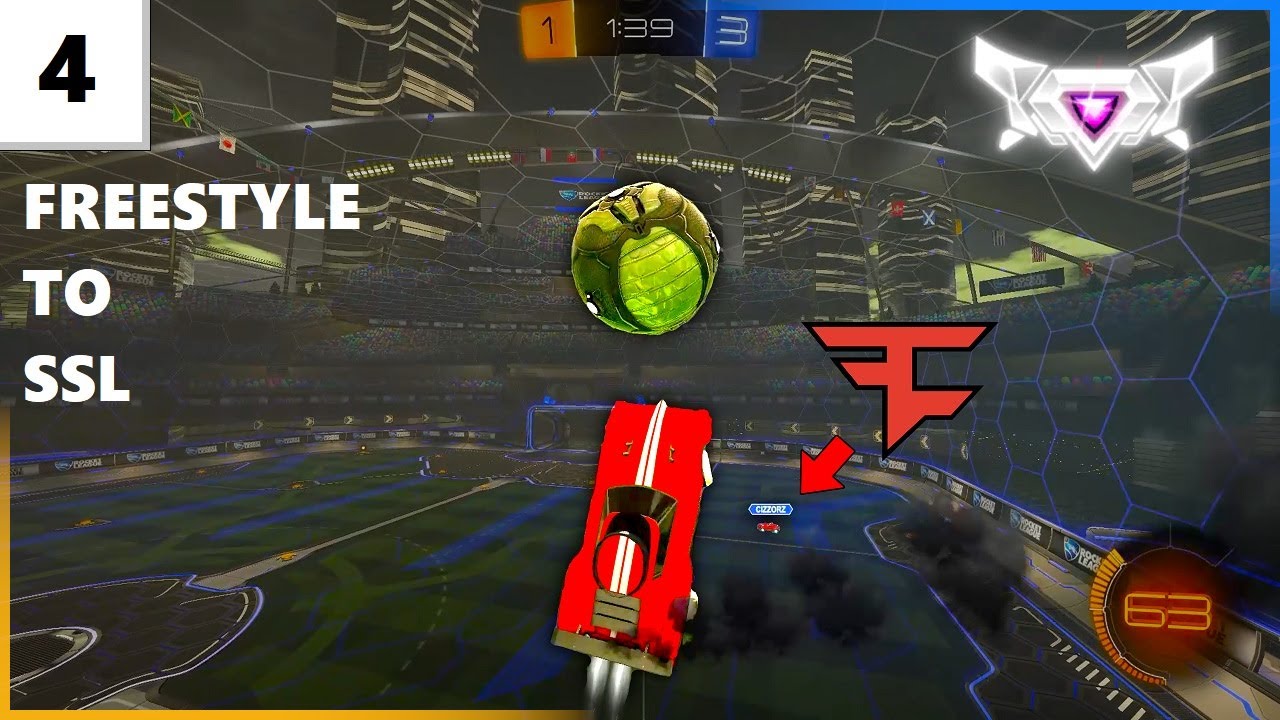 Freestyle to SSL #4 (AGAINST FAZE CIZZORZ) | Rocket League 1v1's