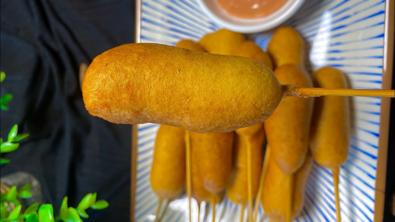 HOW TO MAKE CORN DOGS / EASY CORNDOG RECIPE