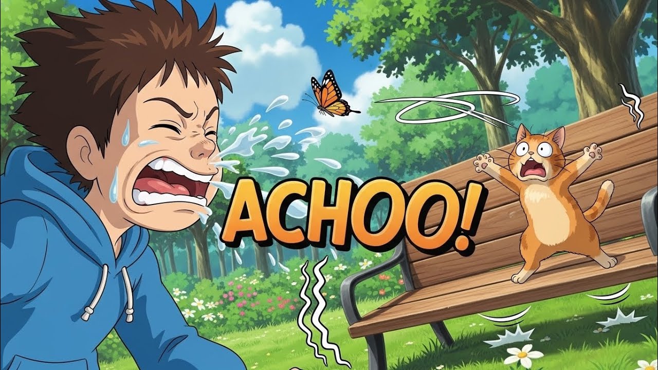 The Boy Who Tried to Be Productive… But Met a Cat Instead | Cozy Anime Story