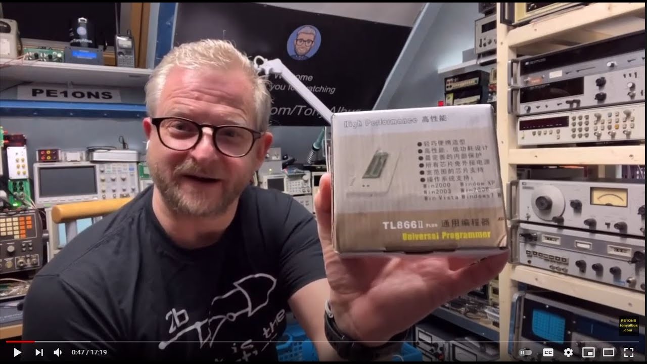 #156 Программатор EPROM TL866II Plus — установка, обновление и тестирование