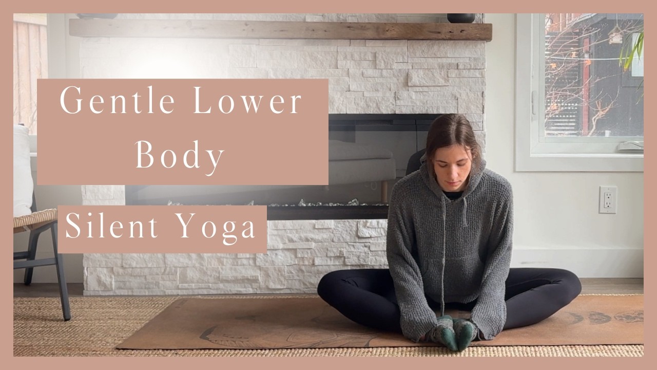 Silent Lower Body Stretch Yoga | Slow & Gentle