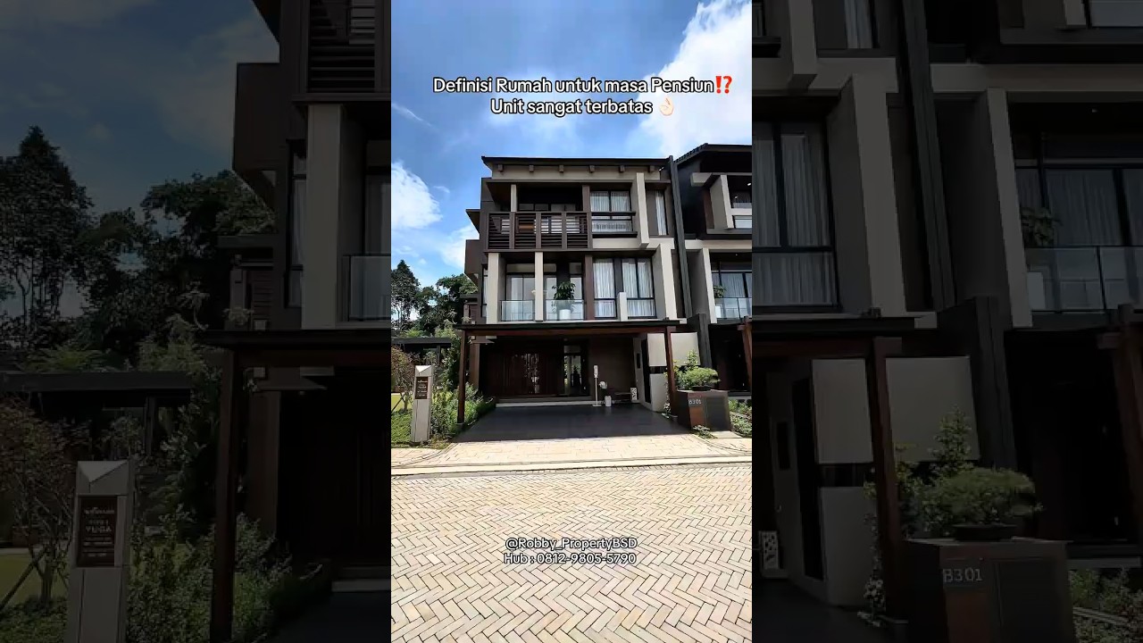 Dijual Rumah nyaman dengan suasana resort 🌿Desain modern, tenang, dan eksklusifUnit terbatas.