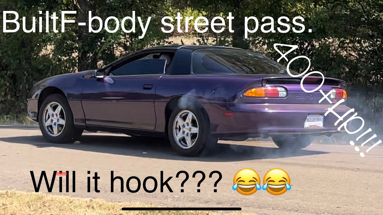 Will my 400+HP Camaro hook on a street pass? 