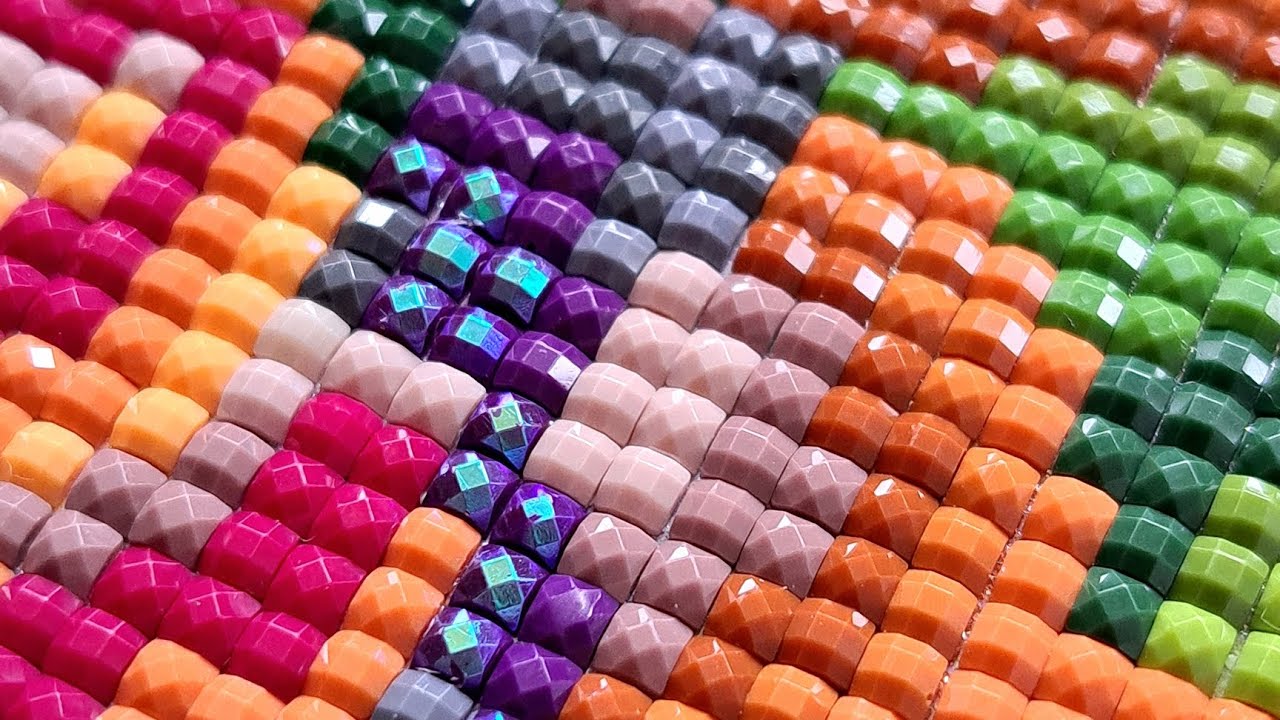 Struggles all over... ASMR Satisfying Diamond Painting - Real Time - No Talking