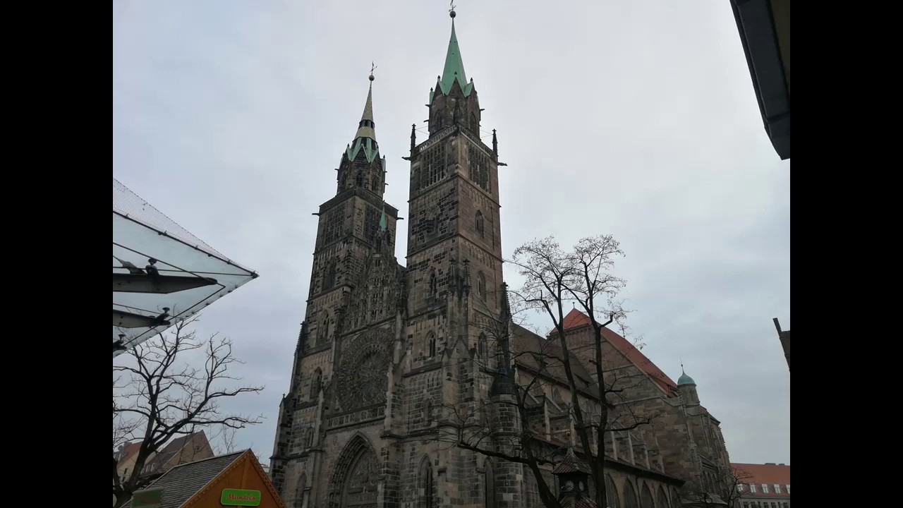 Nürnberg (N) Altstadt evang. Lorenzkirche: Festtagsgeläut aller 16 Glocken: Vollgeläut (Tonaufnahme)