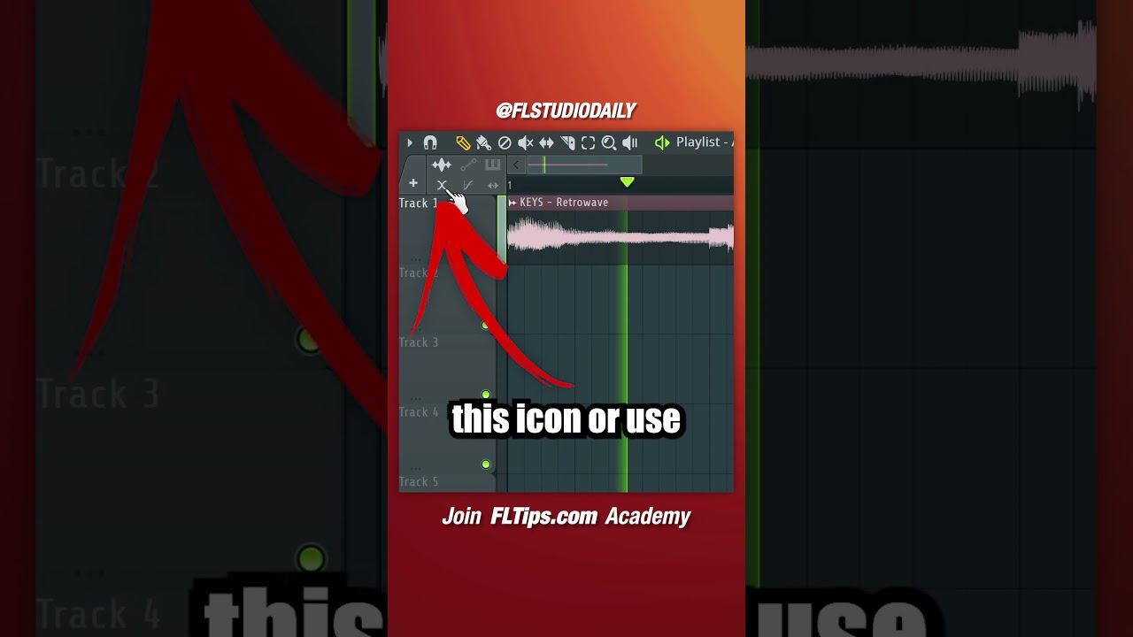 Настройка усиления аудиоклипа в плейлисте | Учебное пособие по FL Studio #shorts