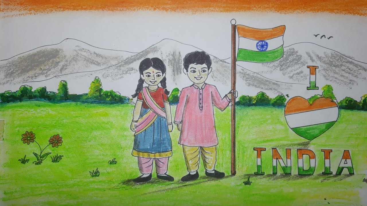 Republic Day Drawing | How to Draw a Republic Day Drawing | Easy to draw | 