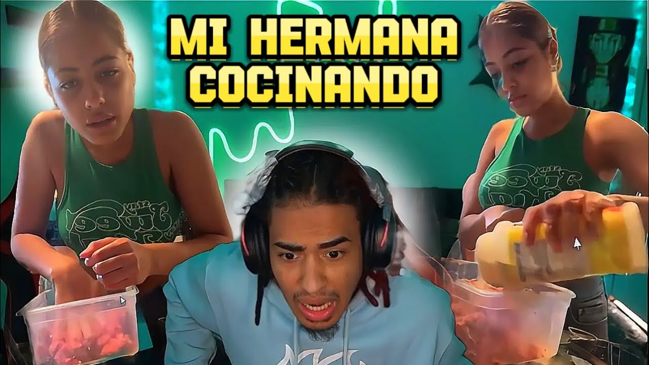ENTRO AL LIVE DE MI HERMANA COCINANDO SALE MAL - REYDELACITY
