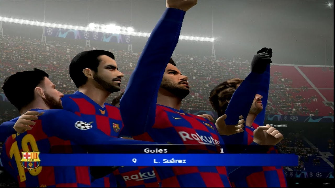 PES 2020(PS2) BARCELONA VS INTER UCL 2019 GAMEPLAY HD