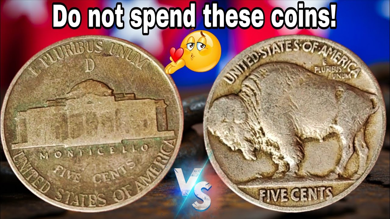 Top 4 Hidden US Coins Worth Serious Money 💰 Rare Wheat Pennies, Buffalo Nickel & 1944 War Nickel!