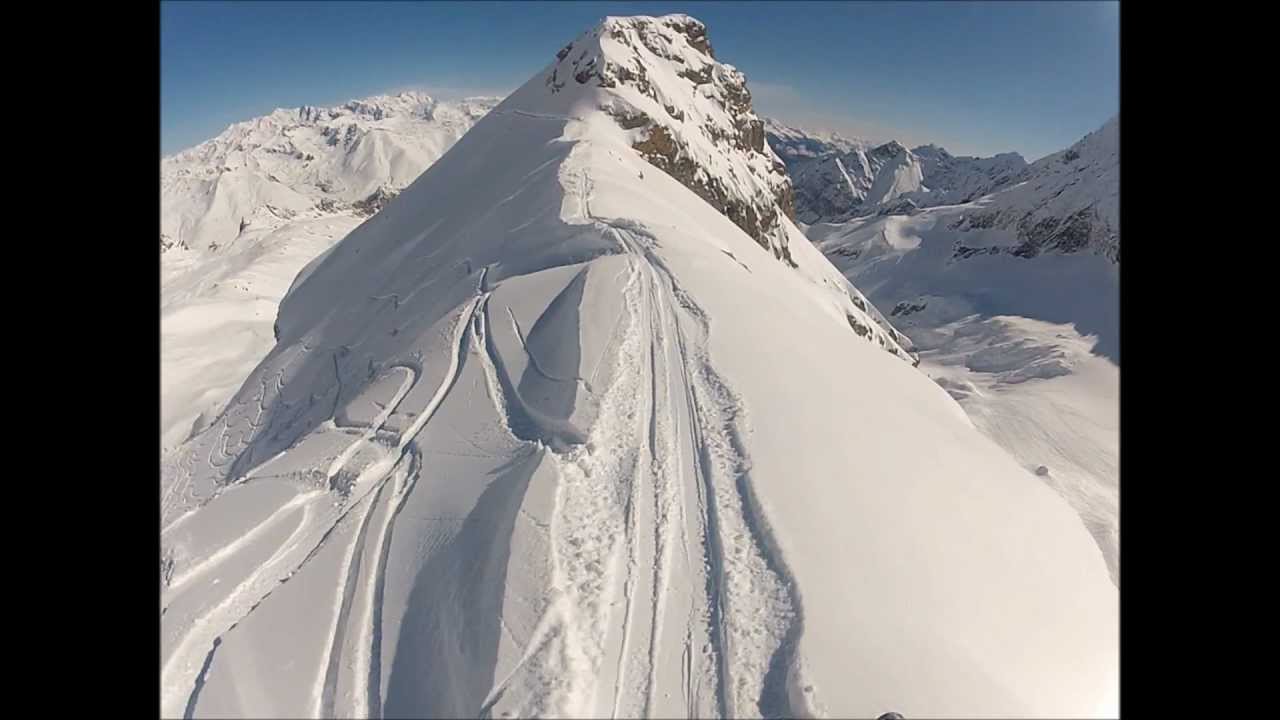 Freeride in Cantiere - Ghiacciaio Presena.wmv