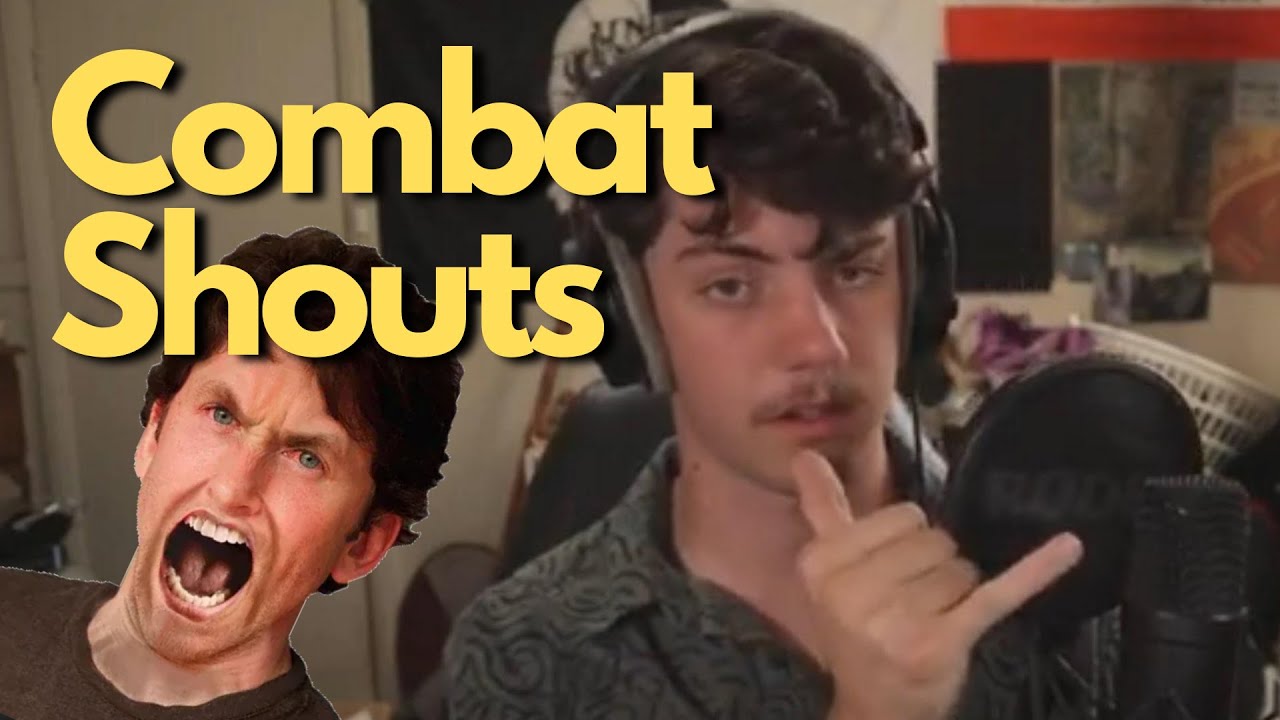 Combat Shouts for Voice Acting - Zeke (Skywind)