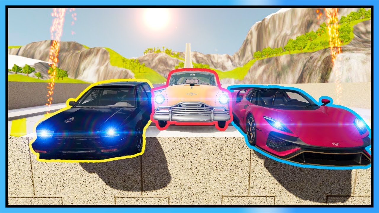 ACELERANDO NO MAXIMO NA RAMPA NA NOVA ATUALIZAÇÃO COM GQ GAMES E TAFFINHO! BeamNG.drive MULTIPLAYER