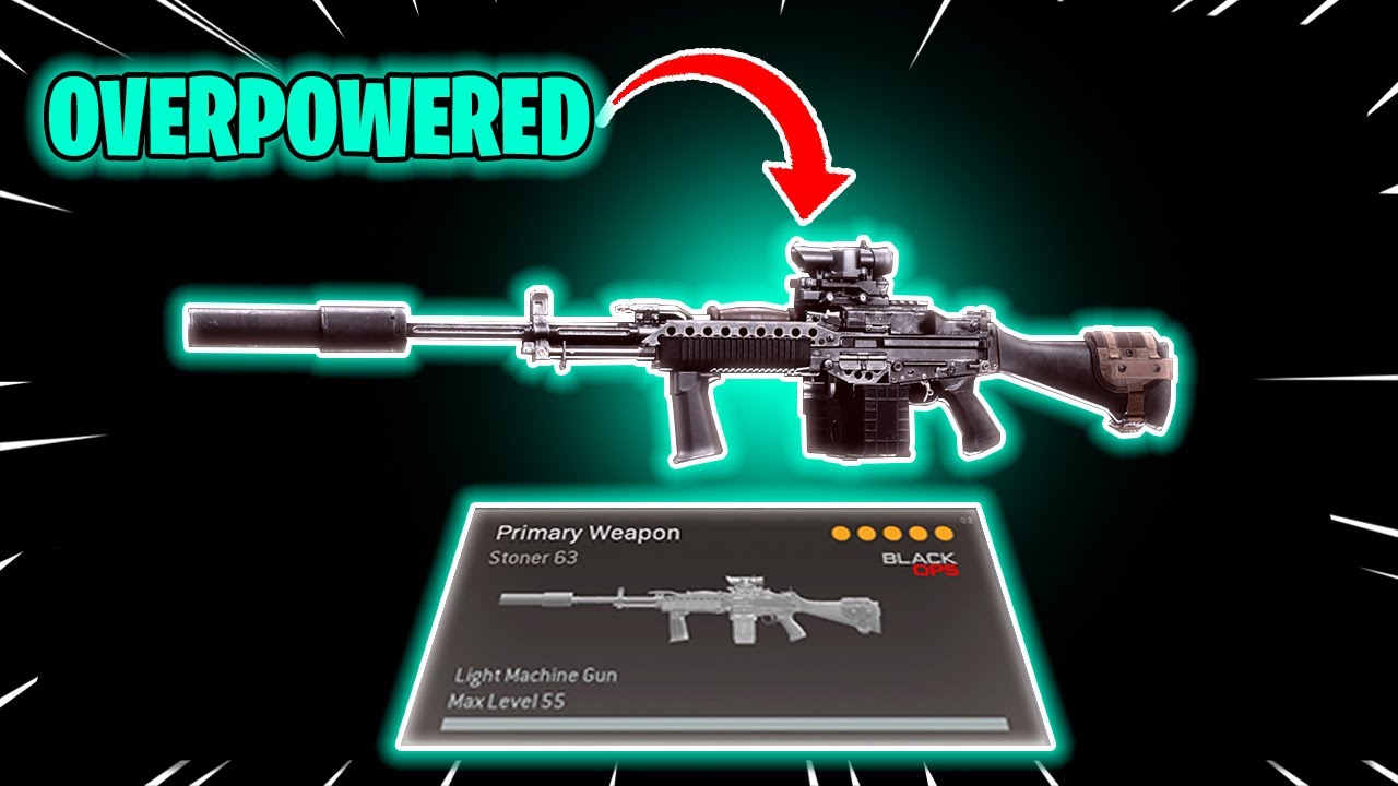 This STONER-63 CLASS is *OVERPOWERED* for WARZONE!?! (Cold War Warzone)