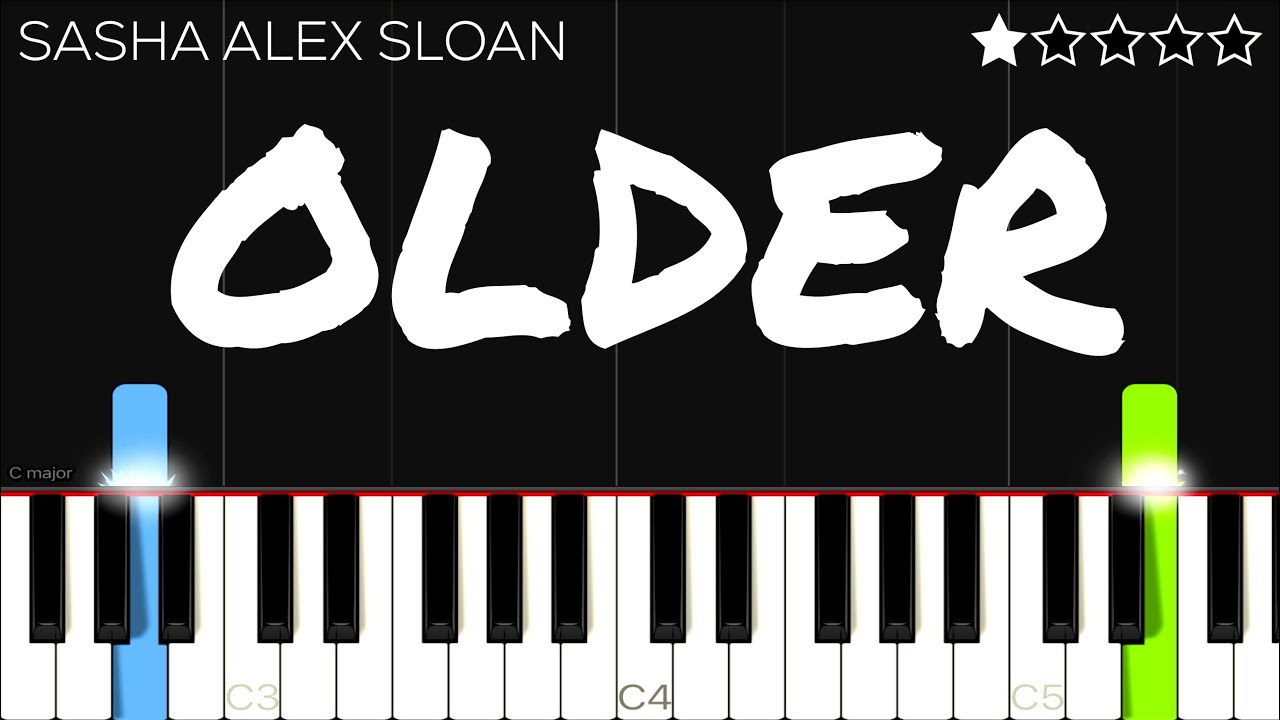 Sasha Alex Sloan - Older | EASY Piano Tutorial
